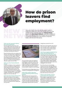 How do prison leavers find employment?